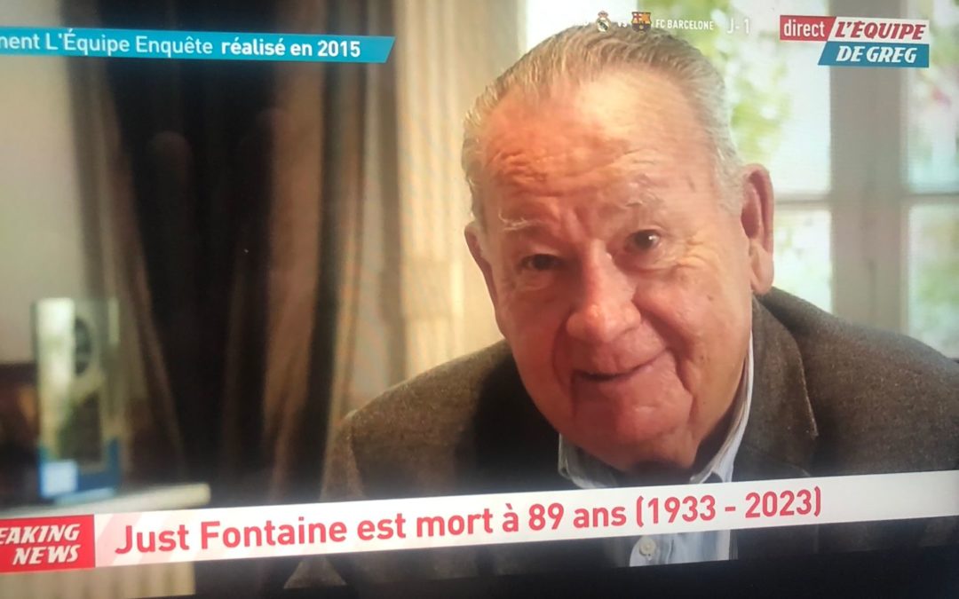 Décès de Just FONTAINE